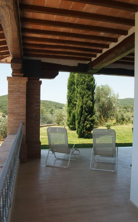 Villa Dei Cipressi: Balkon / terras / patio, Buitenkanten, Buitenshuis, Tuin