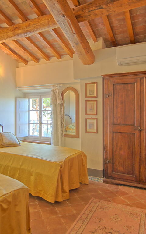 Villa Camaiore: slaapkamer