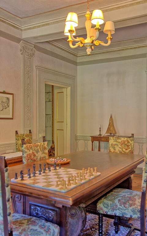 Villa Camaiore: Woonkamer