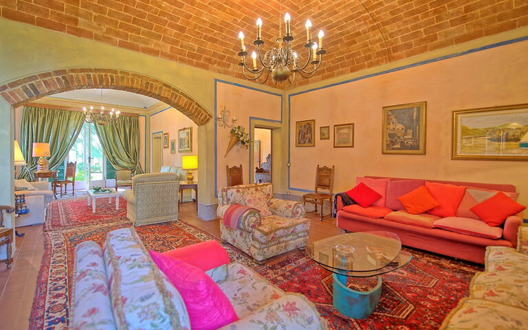 Villa Lorenza: Woonkamer