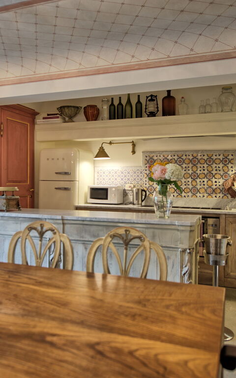 Villa Nova: Keuken, Lunchroom