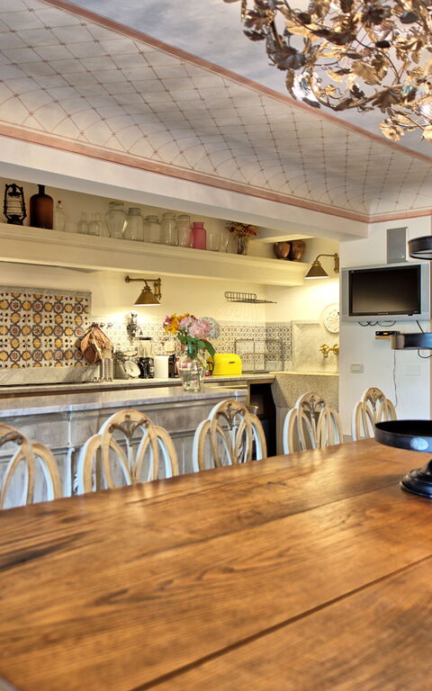 Villa Nova: Keuken, Lunchroom