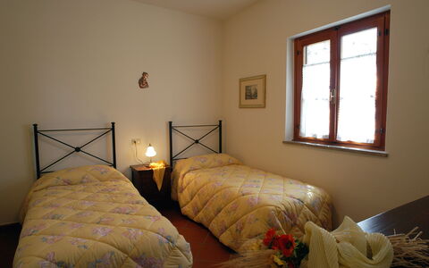 Accommodatie La Valle 2: slaapkamer