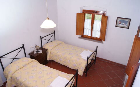 Accommodatie La Valle 3: slaapkamer