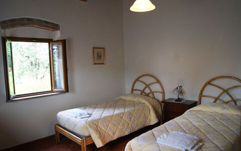 Accommodatie La Valle 3: slaapkamer