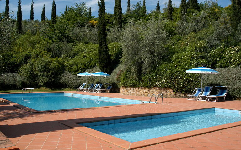 La Valle: Tuin, zwembad