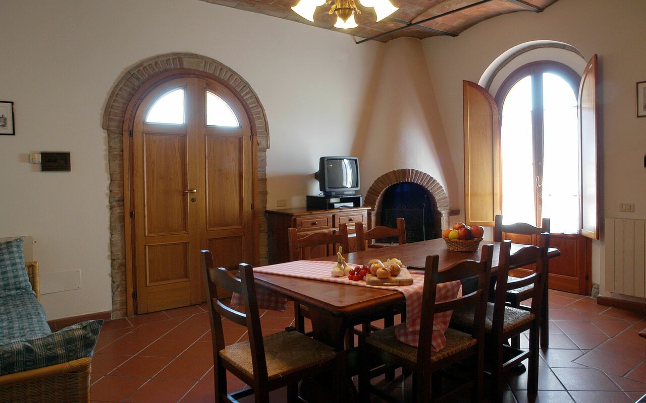 Accommodatie La Valle 2: Keuken, Lunchroom, Woonkamer