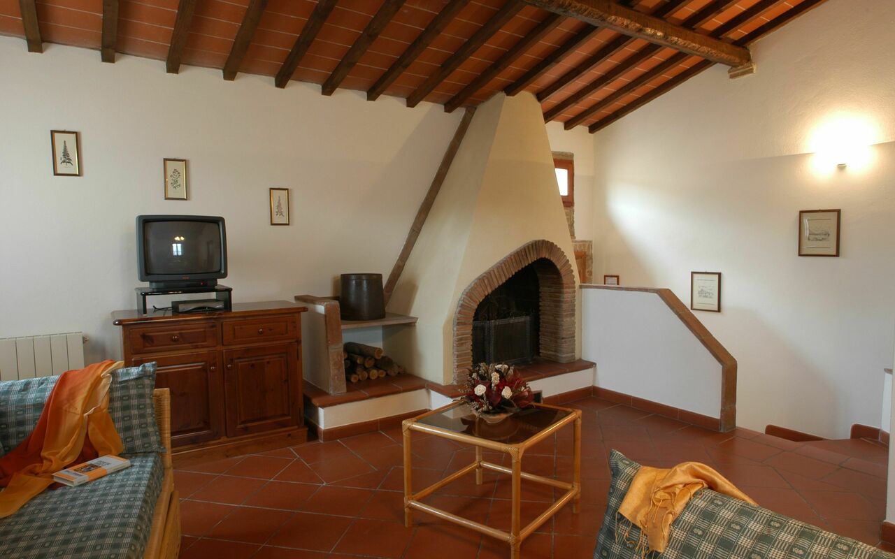 Accommodatie La Valle 6: Woonkamer