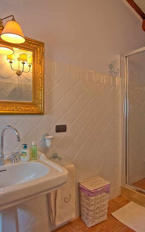 Villa Noceta: Badkamer