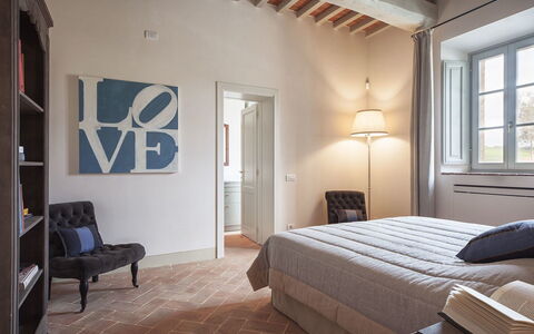 Accommodatie La Valle 2 Castelfalfi: slaapkamer