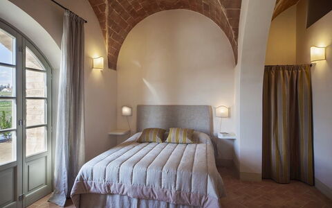 Accommodatie La Valle 1 Castelfalfi: slaapkamer