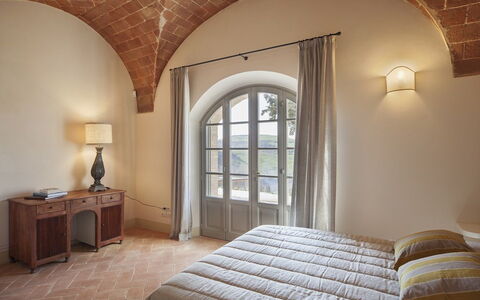 Accommodatie La Valle 1 Castelfalfi: slaapkamer