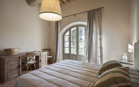 Accommodatie La Valle 1 Castelfalfi: slaapkamer