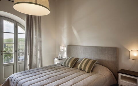 Accommodatie La Valle 1 Castelfalfi: slaapkamer