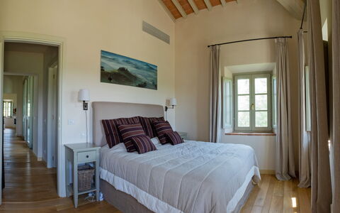 Accommodatie La Valle 3 Castelfalfi: slaapkamer
