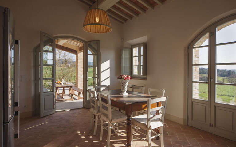 Accommodatie La Valle 1 Castelfalfi: Lunchroom