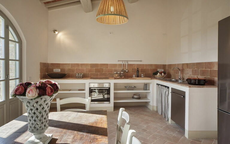 Accommodatie La Valle 1 Castelfalfi: Keuken, Lunchroom