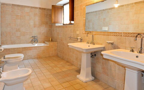 Accommodatie Rufeno: Badkamer