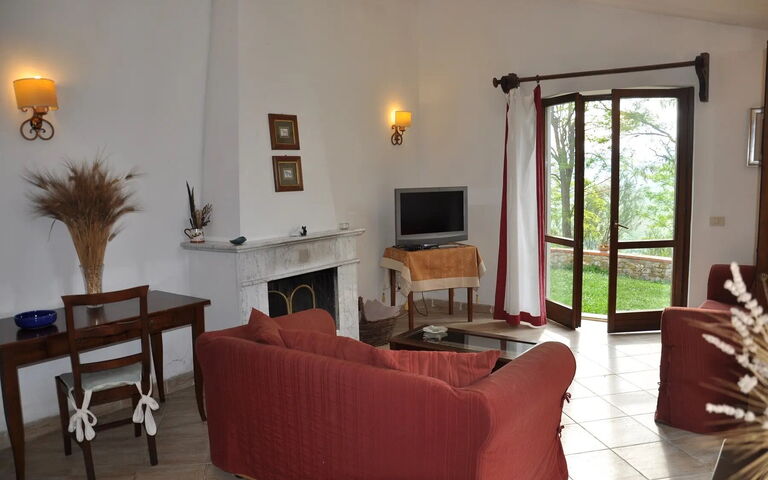 Accommodatie Amiata: Woonkamer