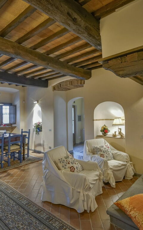 Villa Casalguidi: Woonkamer