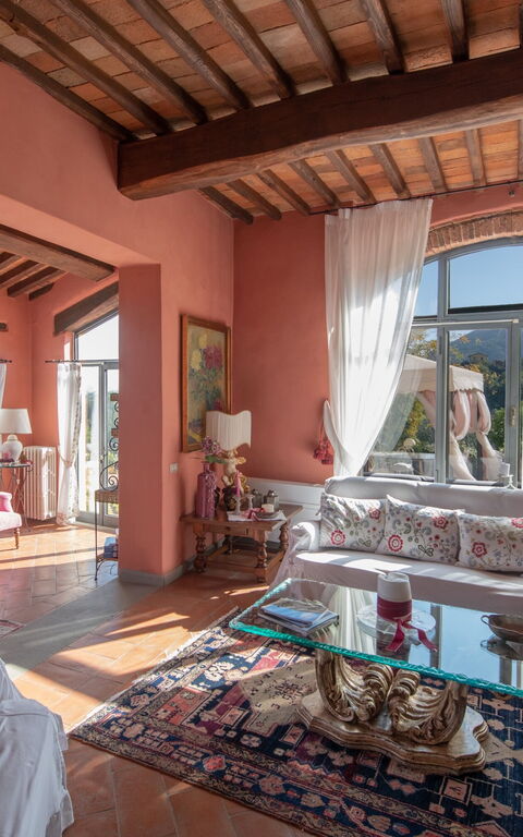 Villa Casalguidi: Woonkamer