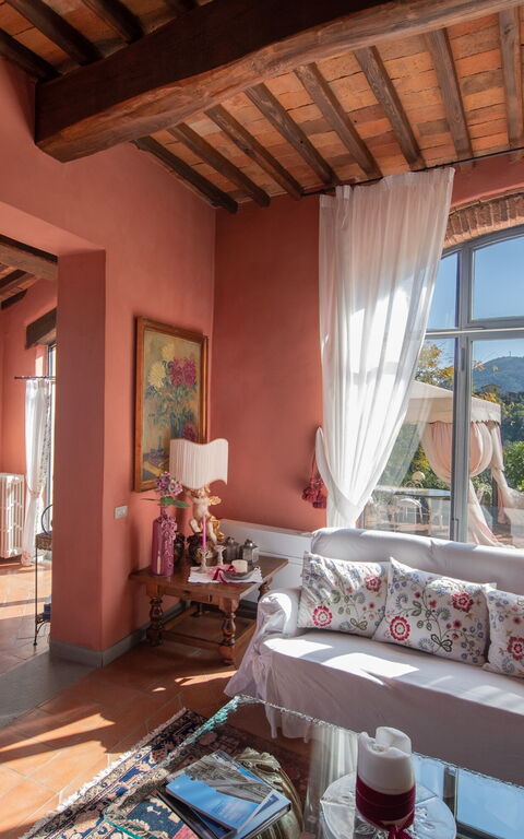 Villa Casalguidi: Woonkamer