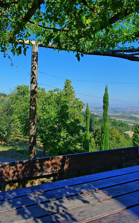 Villa Montalcino: Balkon / terras / patio