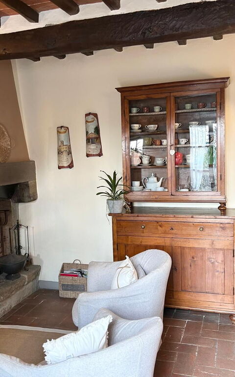Antico Casale: Woonkamer