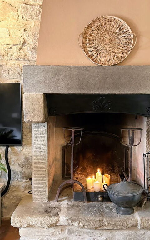 Antico Casale: Woonkamer