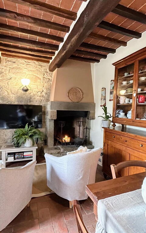 Antico Casale: Woonkamer