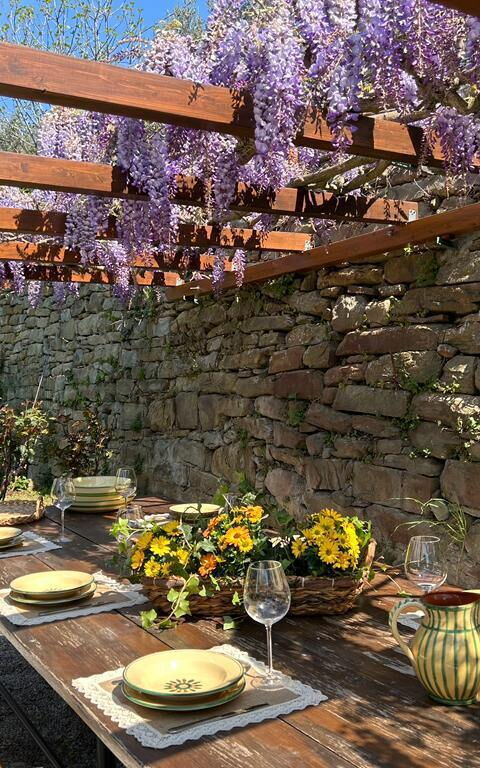 Antico Casale: Balkon / terras / patio, Buitenkanten, Buitenshuis