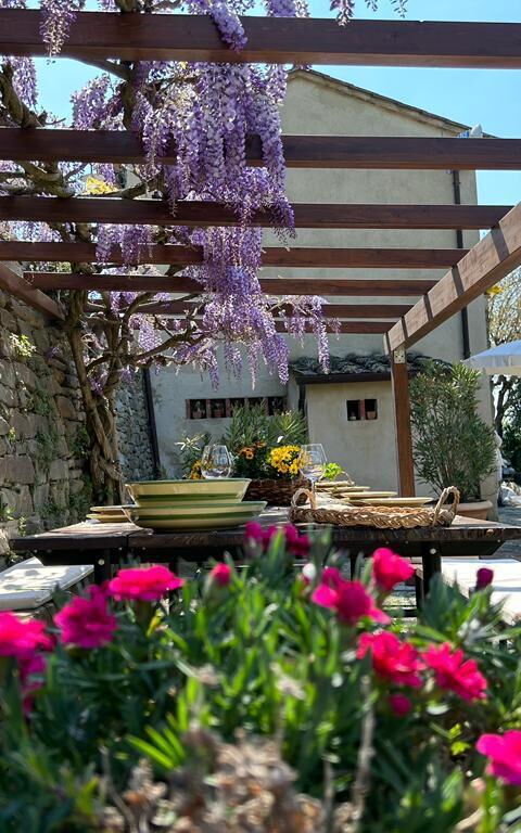 Antico Casale: Balkon / terras / patio, Buitenkanten, Buitenshuis