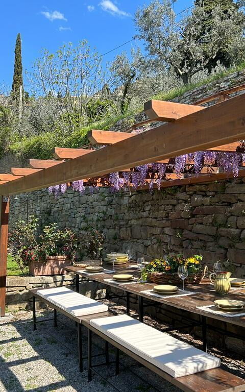 Antico Casale: Balkon / terras / patio, Buitenkanten, Buitenshuis, Tuin