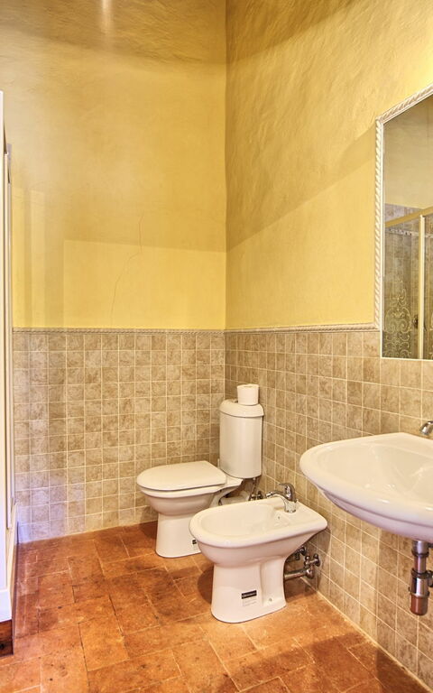 Villa Poggiolino: Badkamer