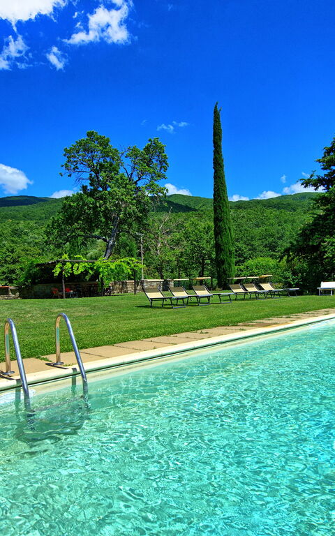Villa Poggiolino: Buitenkanten, Buitenshuis, Tuin, zwembad