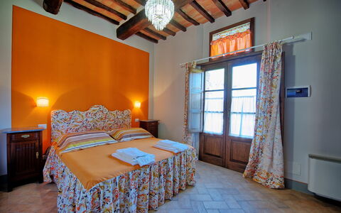 Accommodatie Granaio Apartment: slaapkamer