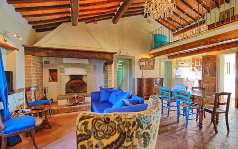 Accommodatie Belvedere Apartment: Lunchroom, Woonkamer