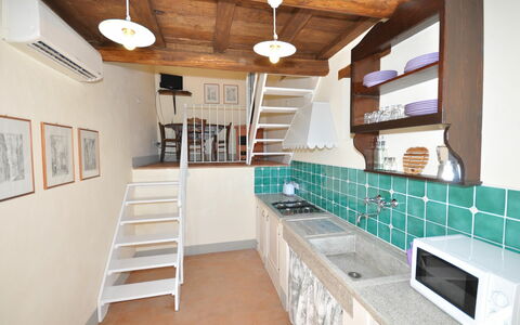 Accommodatie Forno House: Keuken, Lunchroom, Woonkamer