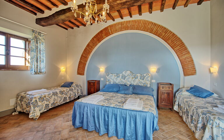 Accommodatie Granaio Apartment: slaapkamer