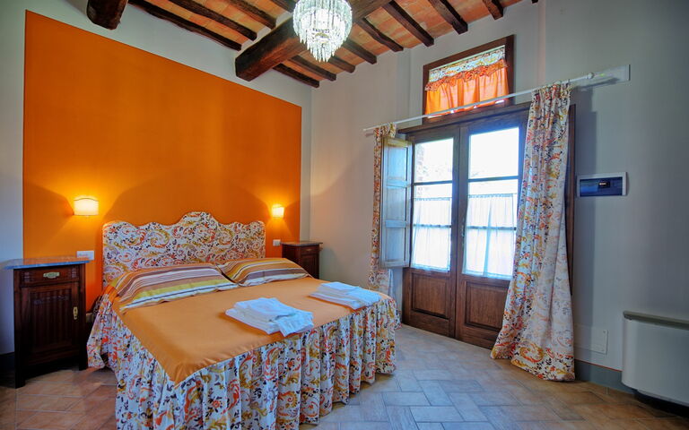 Accommodatie Granaio Apartment: slaapkamer