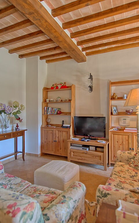 Casa Maria Luisa: Woonkamer