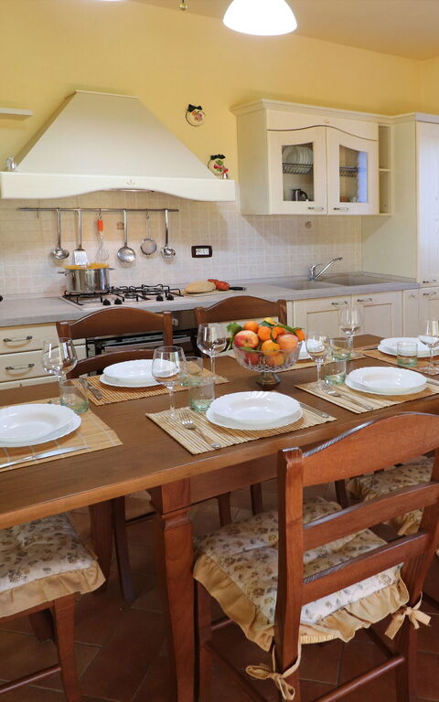 Casa Centoia: Keuken, Lunchroom