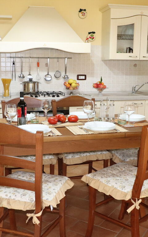 Casa Centoia: Keuken, Lunchroom