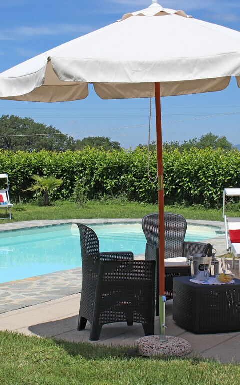 Casa Centoia: Tuin, zwembad