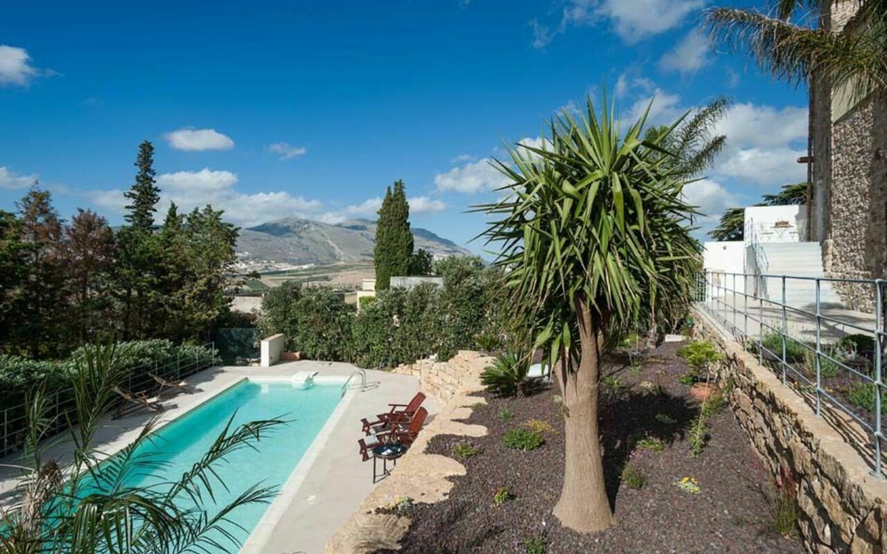 Baglio Maranzano - Titi: Tuin, zwembad