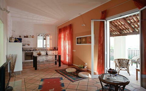 Accommodatie Casa Marsala 2: Keuken, Lunchroom, Woonkamer