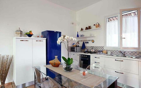 Accommodatie Casa Marsala 2: Keuken, Lunchroom, Woonkamer