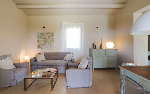 Accommodatie Isla Verde - Ulivi: Woonkamer