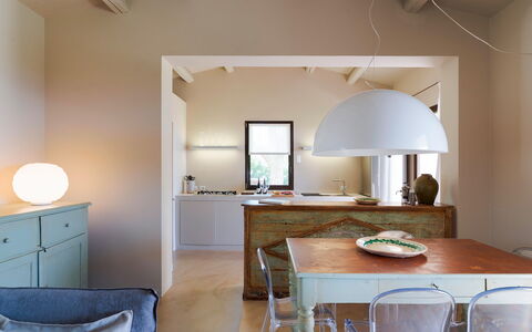 Accommodatie Isla Verde - Ulivi: Lunchroom, Woonkamer