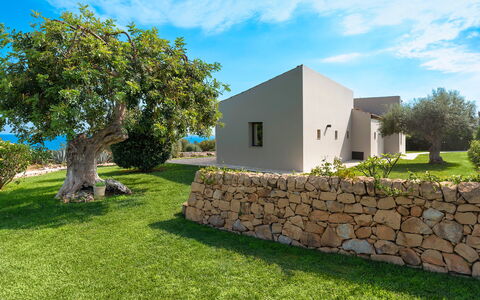 Accommodatie Isla Verde - Carrubi: Balkon / terras / patio, Buitenkanten, Buitenshuis, Tuin